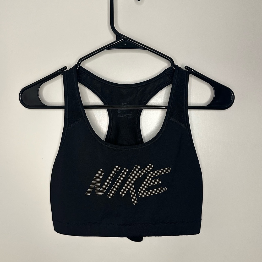 Nike Dri-Fit Cut-Out Sports Bra - Size Medium